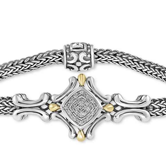 Sophisticated Two-Tone Women's Bracelet - Picture 1 of 5